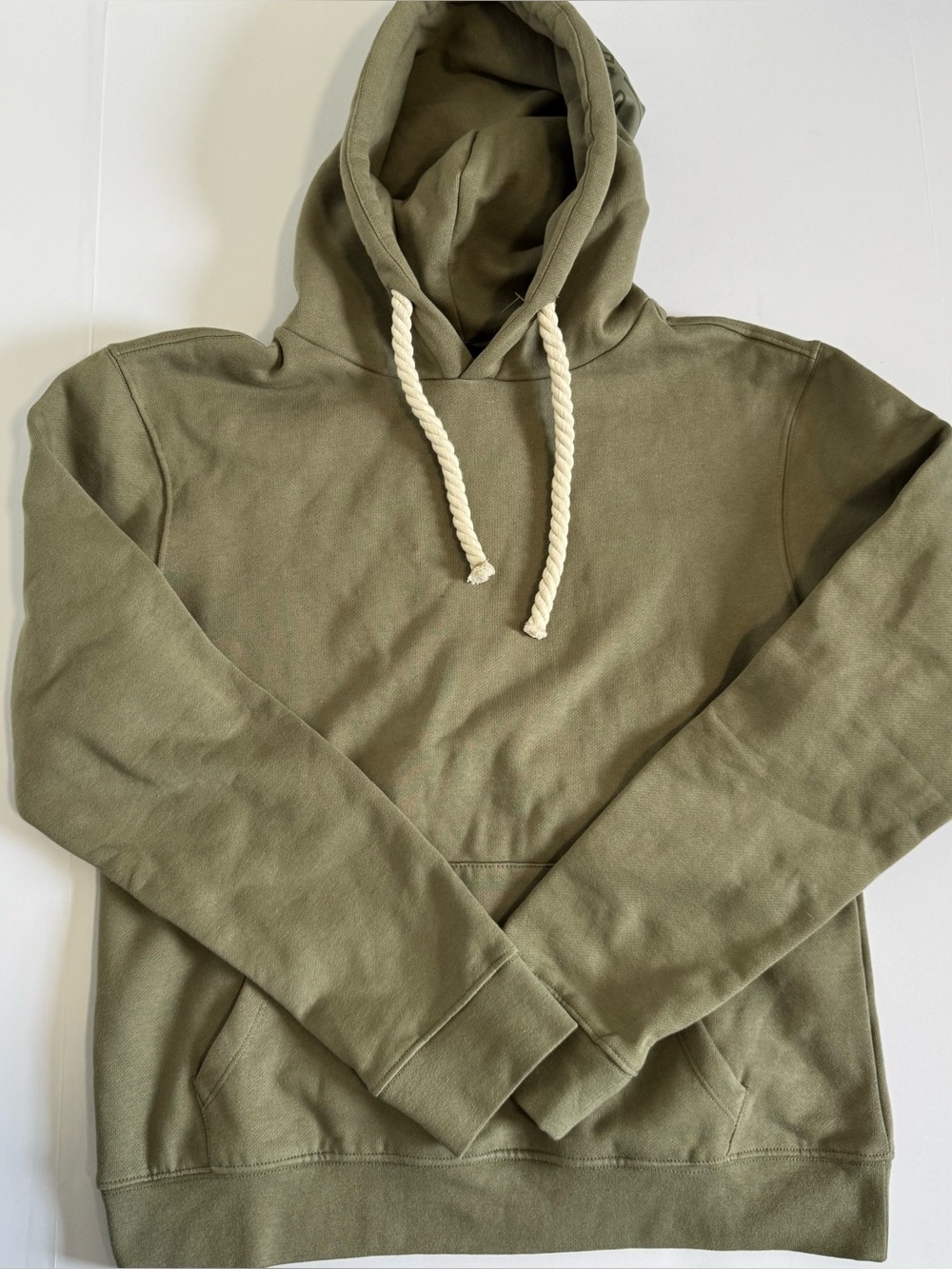 Synaworld Sage Green Olive Green Hoodie Rope Drawstring Streetwear L